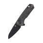 Kizer Lieb M Button Lock Black Micarta V3541C2