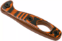 ESEE,Xancudo orange/black G-10 3D handle w/ hole  XAN1-HANDLE