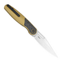 Kizer Raze S45VN, Kőmosott + Lapos Kefe, Titán &amp; CF Ki3720A3
