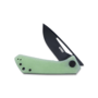 KUBEY Thalia Front Flipper EDC Pocket Folding Knife Jade G10 Handle KU331E