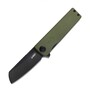 KUBEY Sailer Liner Lock EDC Flipper Knife Green G10 Handle KU317C