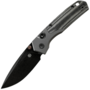 Vosteed Psyop 301 S35VN Fekete Stonewash, Fekete Norplex UltreX™ Micarta &amp; Titán