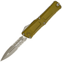 Microtech Combat Troodon® D/E Gen III OD Green Apocalyptic® Partial Serrated 1142-11APOD