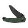 Civivi Sixgill Green Canvas Micarta HandleBlack Stonewashed Nitro-V BladeCrossbar Lock