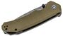 CIVIVI Brazen Lame Damas, Manches Micarta Vert OD C2102DS-2