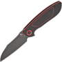 Tenable Prometheus Blackwash 14C28N, Black and Red G10 T1040A1