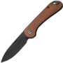 Civivi Elementum Slip Joint Guibourtia Wood HandleBlack Stonewashed 14C28N Blade