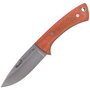 MUELA 71mm blade, Neck Knife, orange canvas micarta, KYDEX sheath, paracord PECCARY-8.O