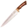 MUELA 228mm blade, double edge, full tang, beech stable wood and brass  RECOVA