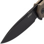 KUBEY Victory Liner Lock Flipper Kés Tan G10 Markolat KU219C