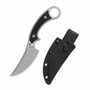 QPS Viper 10Cr15MoV, stonewash,,Handtag: Svart G10 QS166-A1