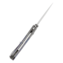 Kansept Dako Satin CPM S35VN 0.118&quot; / 3.0mm Stonewashed Titanium, Timascus K1101
