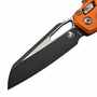 Microtech MSI S/E BLACK STANDARD FRAG ALUMINUM ORANGE 210-1FROR