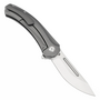Kansept knives Hira Satin CPM S35VN Gray Anodized and Stonewashed Titanium K1090A3