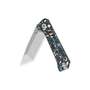 QSP Knife Grebe T S35VN White Blue CF QS148-H1