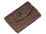 GreenBurry Leather wallet 13x9cm &quot;Vintage&quot; antique brown 1772A-25