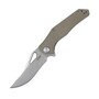 KUBEY Liner Lock Folding Pocket Knife Tan G10 Handle KU149B