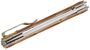MKM ECLIPSE – MAGNACUT SATIN bld - Ti FRAME, ULTEM OVERLAY Linerlock MK EL-USW