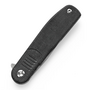 TENABLE KNIVES Einar Stonewashed Nitro-V 0.137&#039;&#039;/3.5mm Black Micarta T2072A3