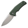 CIVIVI Regulatron Green Canvas Micarta HandleSatin Finished Nitro-V BladeLiner