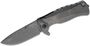 Lionsteel Solid Titanium knife, RotoBlock, Sleipner BLACK with FILIPPER SR11 BB