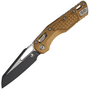 Microtech MSI S/E BLACK STANDARD ALUMINUM FRAG TAN 210-1FRTA