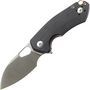 Giant Mouse ACE Riv Liner Lock Black Micarta / Satin Magnacut RIV-LL-DBL-BLACK