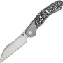 Kansept Cosmos Stonewashed CPM 20CV Titanium + White Black Nebula Carbon Fiber K1059A2