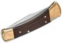 BUCK 110 Hunter Lockback, Ébenfa Markolat, Bőr Tok BU110