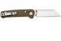 QPS Penguin Glyde 14C28N, finitura a 2 toni stonewash - satinata, Manico: Khaki FRN QS1