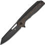 Kansept Shard Blackwash CPM S35VN Blackwash Titanium  + Copper Carbon Fiber K1006C1