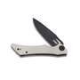 KUBEY Raven Liner Lock Flipper Knife Ivory G10 Handle KB245F