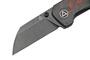 QSP Knife Penguin Mini 14C28N, CF overlay G10 Red QS130XS-E2