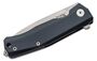 Lionsteel Myto Folding knife STONE WASHED M390 blade, BLACK aluminum handle MT01A BS