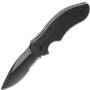 KERSHAW CLASH Assisted Flipper Knife Black Combo Blade, Black GFN Handles K-1605CKTST