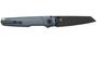 MKM MIURA – CPM Magnacut DSW bld - SOLID Grey Alu hdl, BUTTON LOCK - REV. S/S CLIP MK MI-AGYB