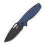 KUBEY Tityus Liner Lock Flipper Folding Knife Denium Blue G10 Handle KU322F