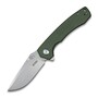 KUBEY Calyce Liner Lock Flipper Folding Knife Green Micarta Handle KU901C