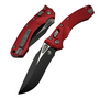 Microtech AMPHIBIAN RAM-LOK S/E BLACK STANDARD FLUTED ALUMINUM RED 137RL-1FLRD