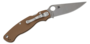 Spyderco Military 2 Brown G-10 CPM15V  SPRINT C36GPBN15V2