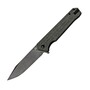 QSP Knife Mamba V2, Black Stonewash D2 Blade, Black Micarta Handle QS111-G2