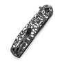 TENABLE KNIVES Einar Blackwash Nitro-V 0.137&#039;&#039;/3.5mm Blue &amp; White Carbon Fiber T2072A4