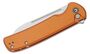 CIVIVI Orange Aluminum Handle Satin Finished 14C28N Blade Button Lock C20022B-2