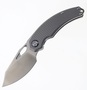 Kunwu PADRE Satin Titanium Handle, VANAX Steel Blade K706T-2