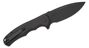 CIVIVI Praxis Black Aluminum Handle Black Stonewashed Nitro-V Blade Button Lock C18026E-1