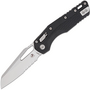 Microtech MSI® S/E Tri-Grip Injection Molded Black Stonewash Part Serr 210T-11PM