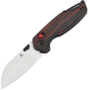 Tenable Knives Model 6 Stonewashed 14C28N, Piros &amp; Fekete G-mascus T1022V8