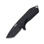 Cubey Campy Nest Liner Lock Edc Flipper Knife Striped Black G10 Handle K203J