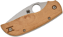 Spyderco CHAPARRAL SLIPIT MAPLE WOOD PLAINEDGE CTS-XHP