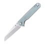 Kizer Azo LP Liner Lock Knife Transparent Jade G-10 - V3610C2